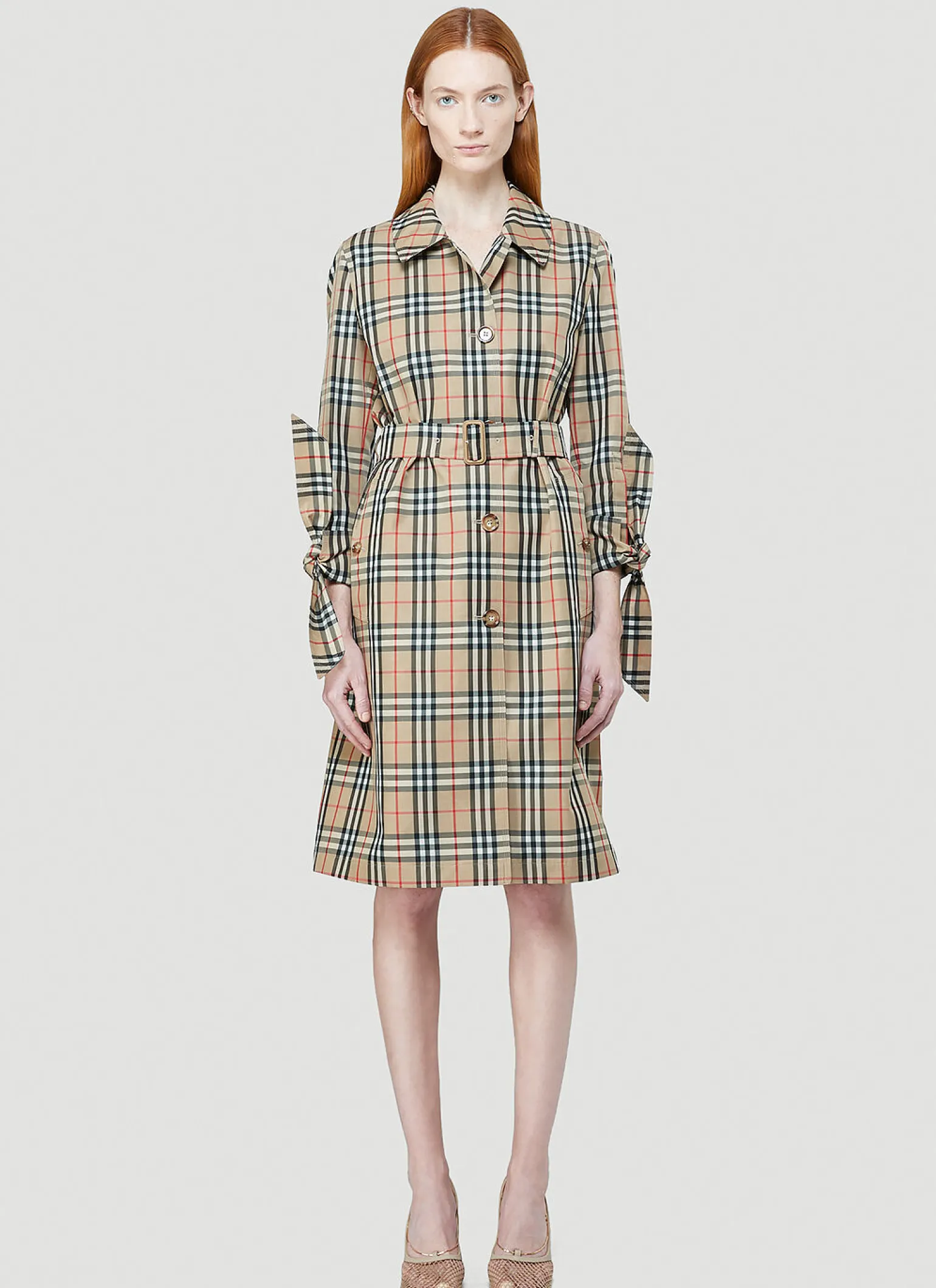Claygate Check Trench Coat