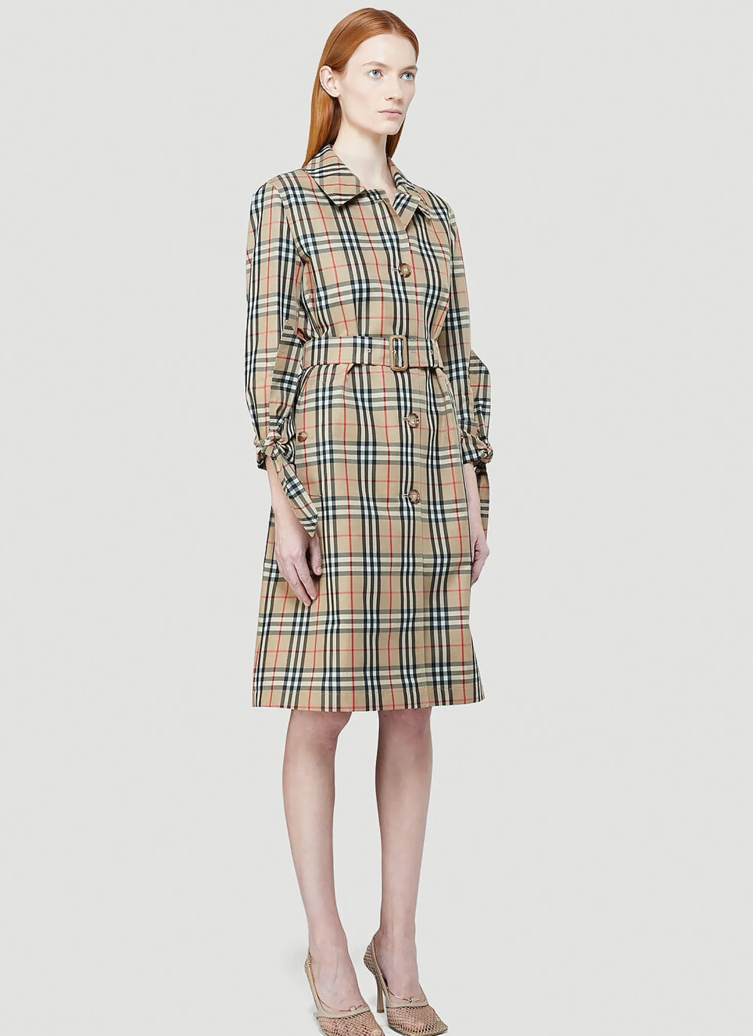 Claygate Check Trench Coat