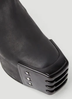 Clear Heel Boots