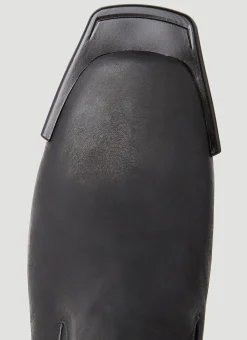 Clear Heel Boots