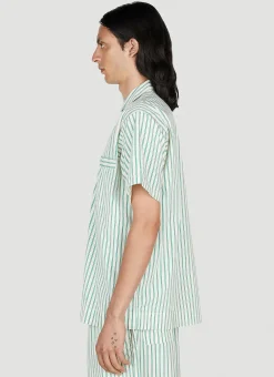 Clover Stripe Short Sleeve Pyjama Shirt