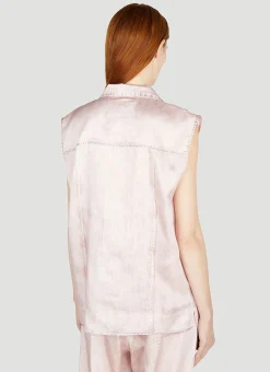 C-Mohja Denim Sleeveless Shirt