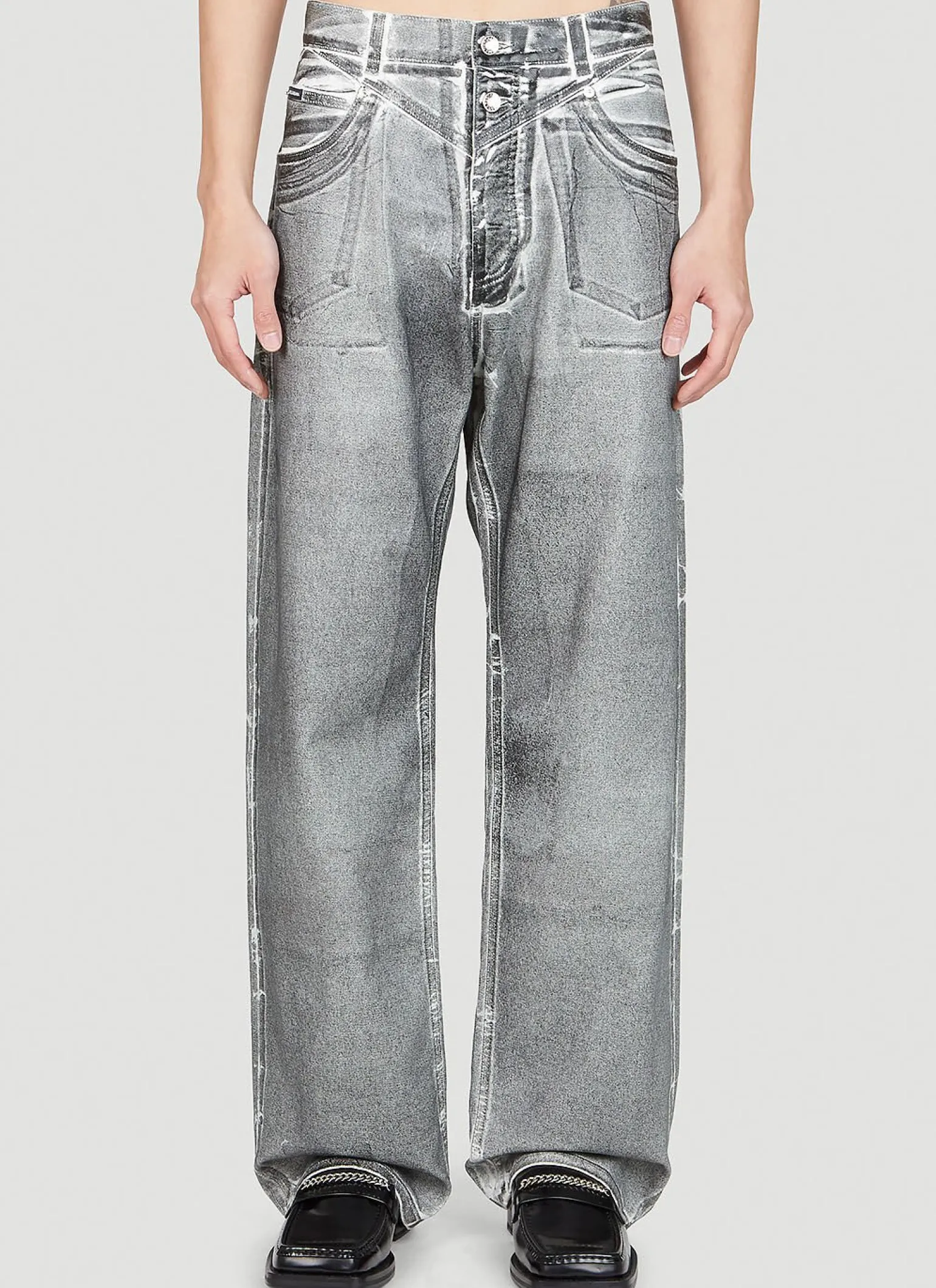 Coated Jeans