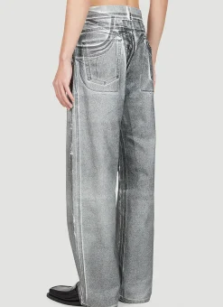 Coated Jeans