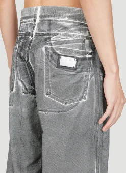 Coated Jeans