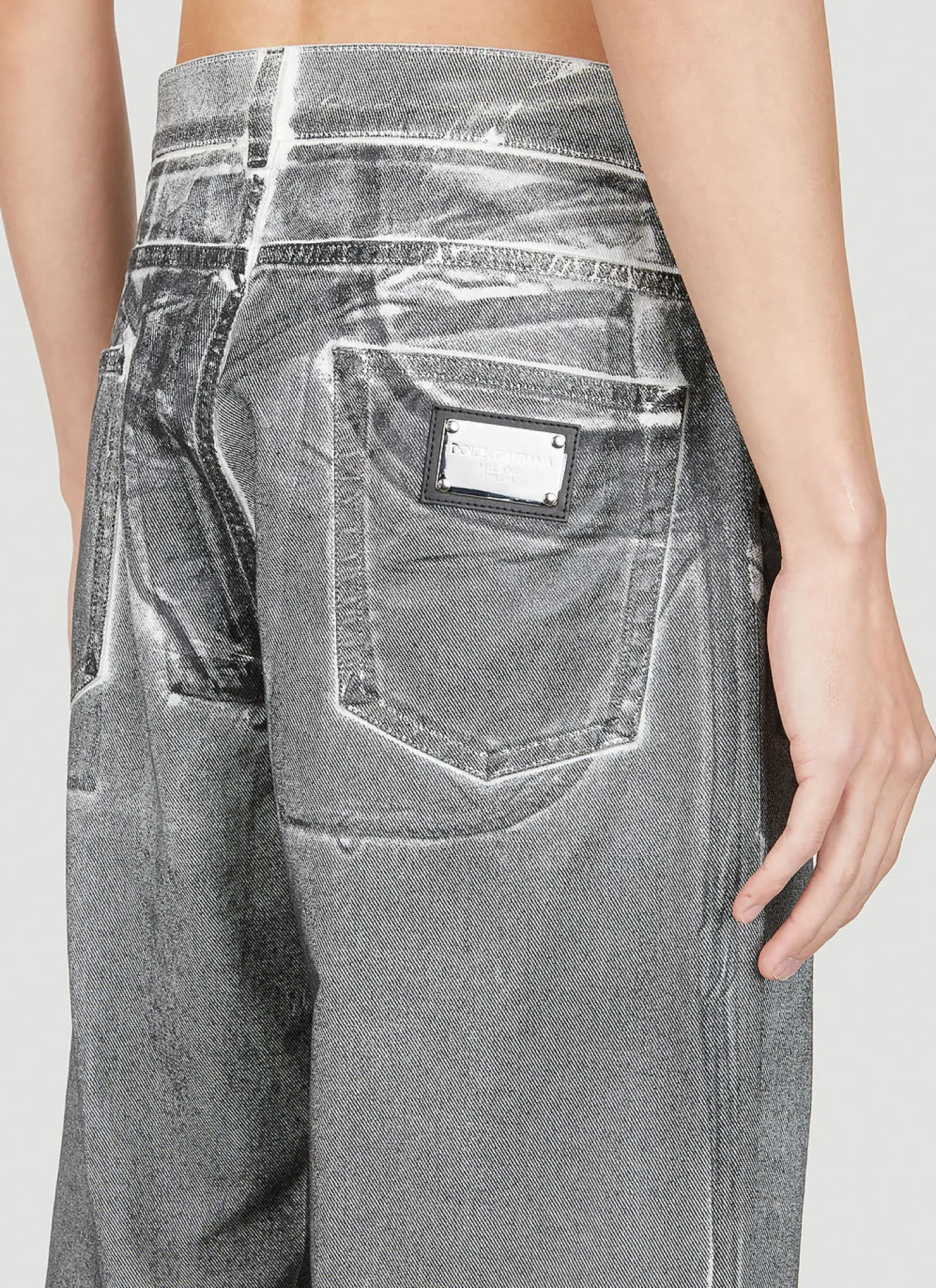 Coated Jeans