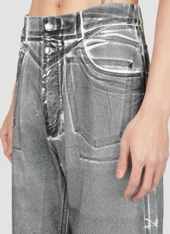 Coated Jeans