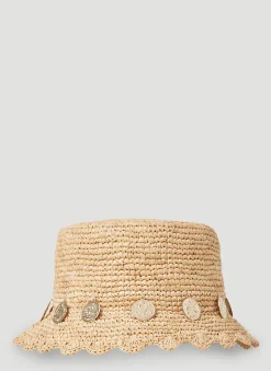 Coin Trim Beach Hat