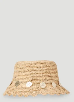 Coin Trim Beach Hat