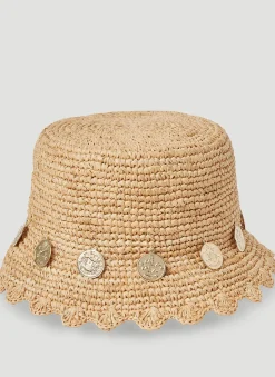 Coin Trim Beach Hat
