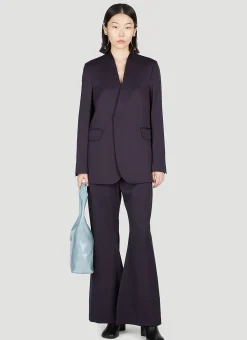 Collarless Blazer