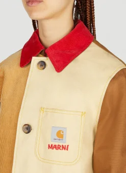 Colour Block Coat