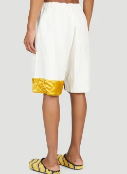 Colour Block Cuff Shorts