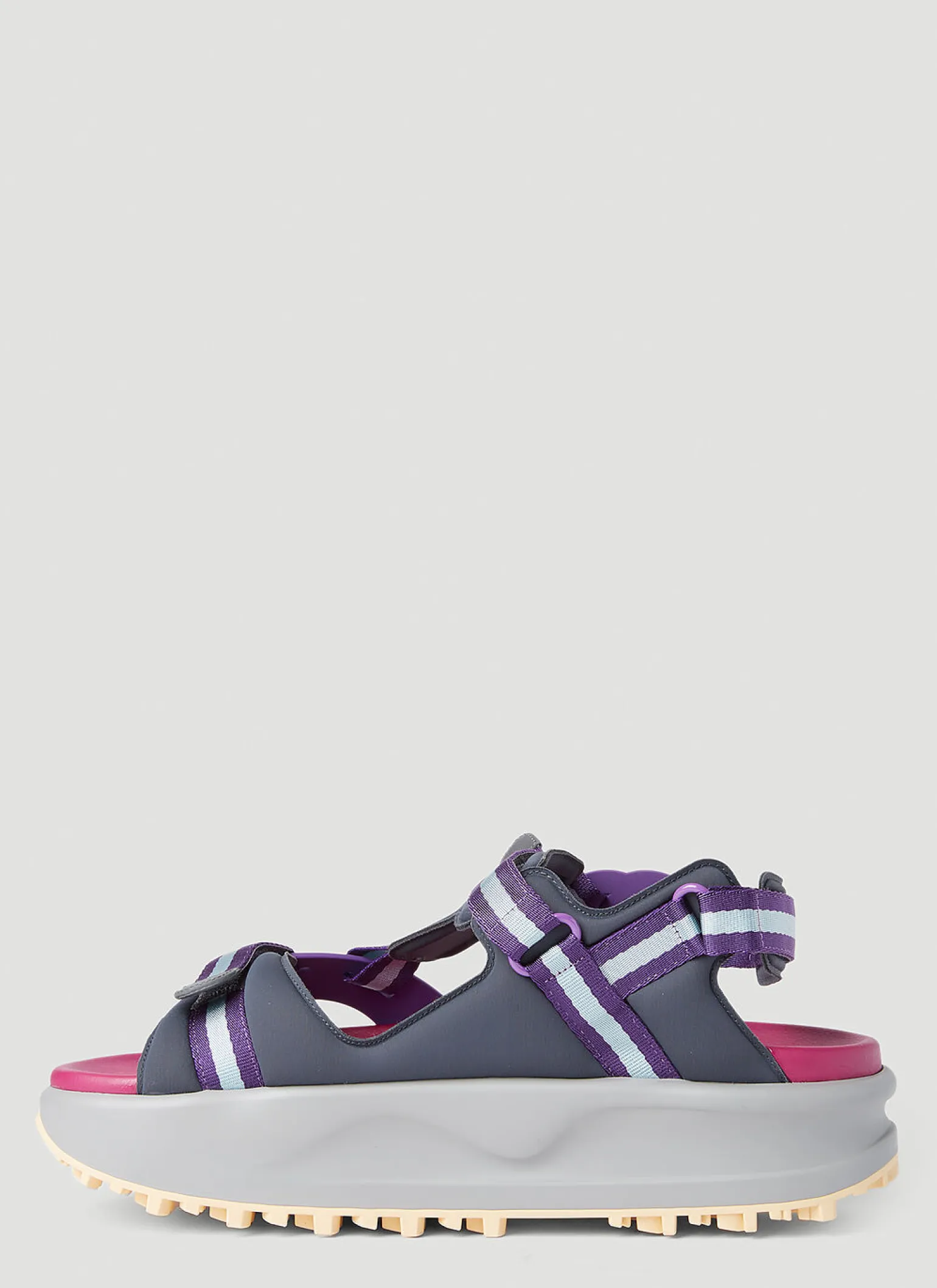 Colour Block Flatform Sandals