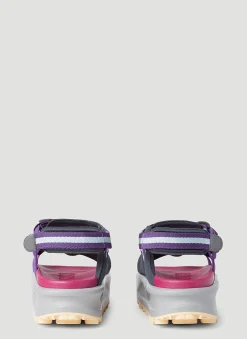 Colour Block Flatform Sandals