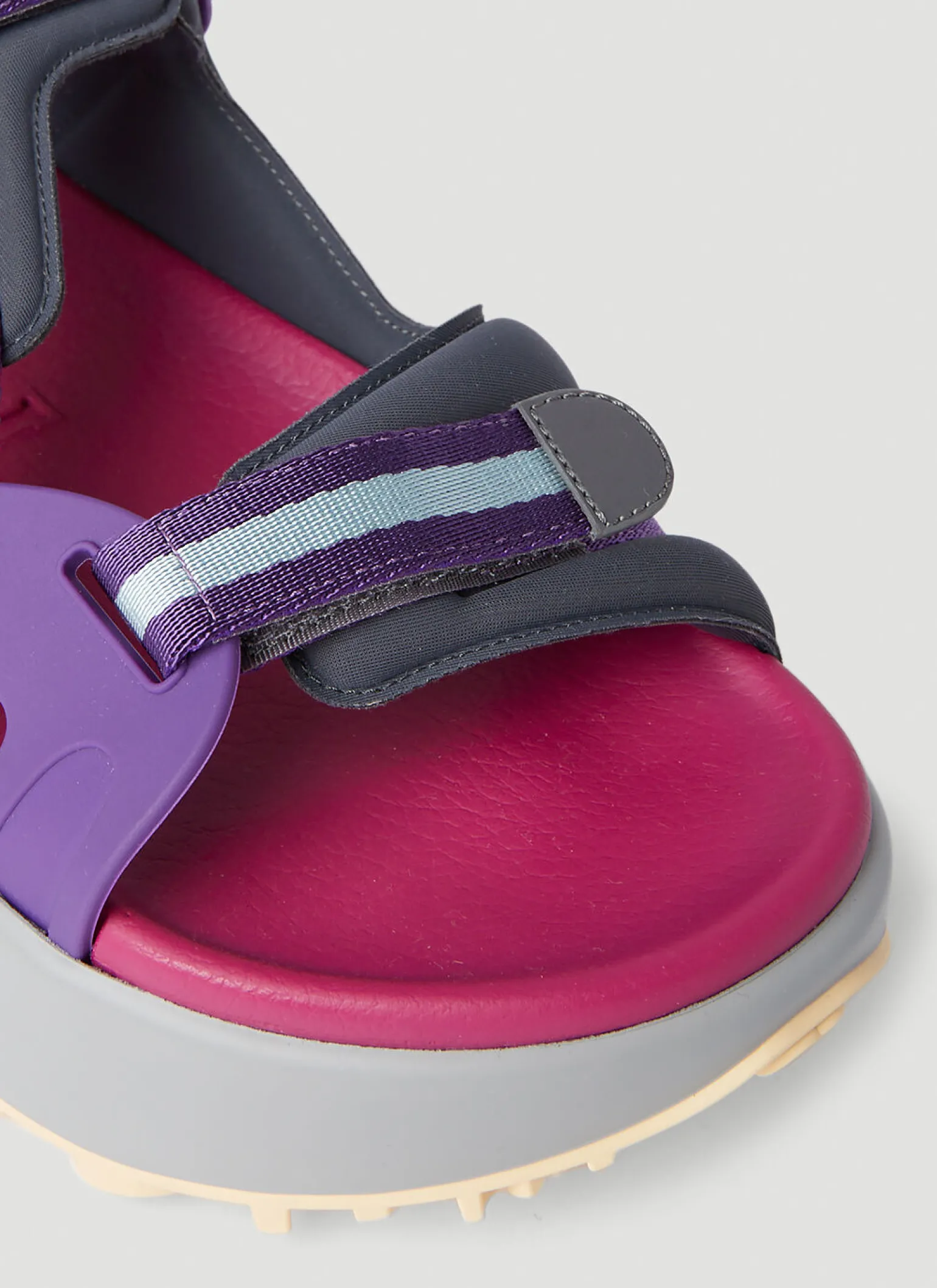 Colour Block Flatform Sandals