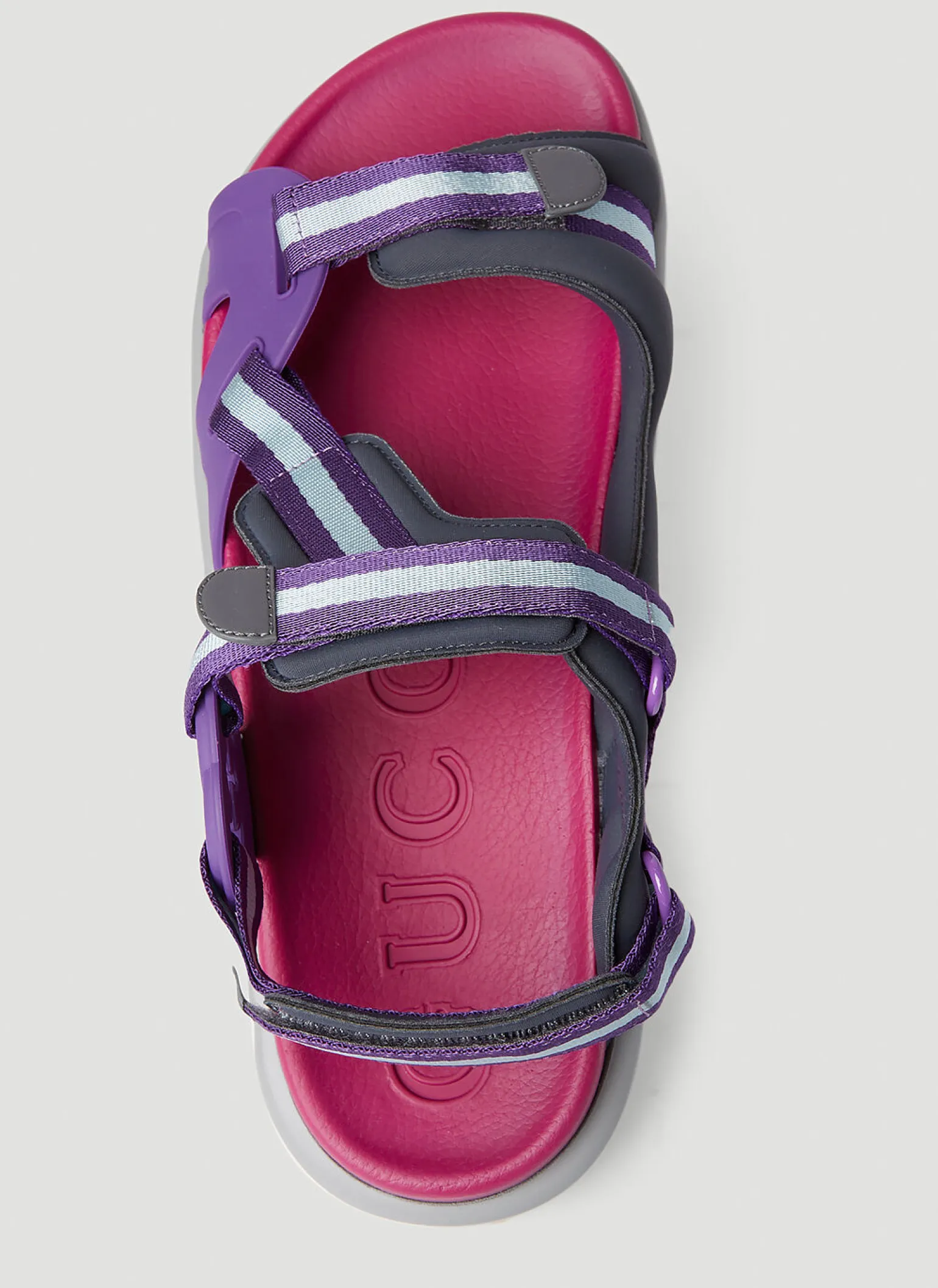 Colour Block Flatform Sandals