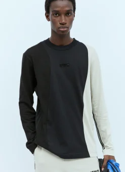 Colour-Block Long Sleeve T-Shirt