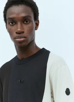Colour-Block Long Sleeve T-Shirt