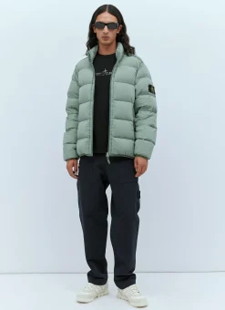 Compass Patch Real Down Jacket