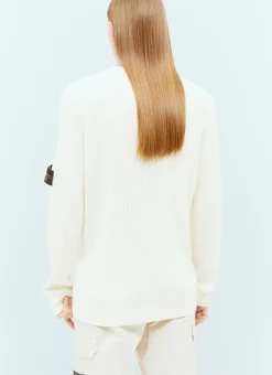 Compass Patch Rib Sweater