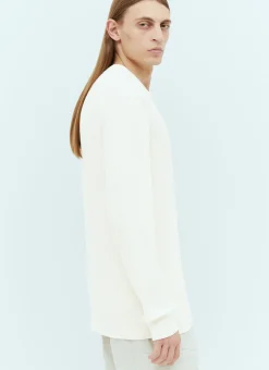 Compass Patch Rib Sweater