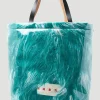 Contained Faux Fur Tote Bag