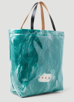 Contained Faux Fur Tote Bag