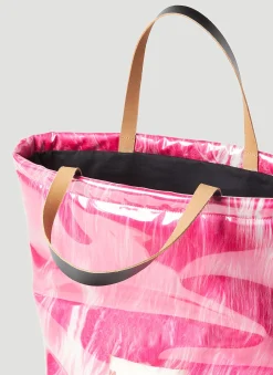 Contained Faux Fur Tote Bag