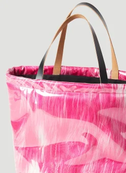 Contained Faux Fur Tote Bag