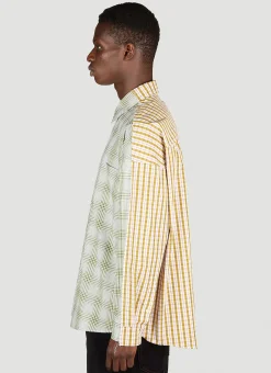 Contrast Checks Poplin Shirt