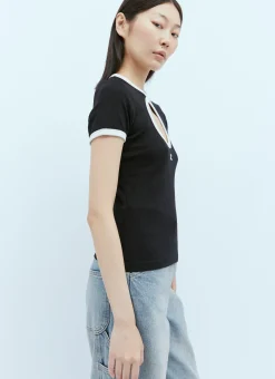 Contrast Circle T-Shirt