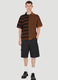 Contrast Panel Polo Shirt