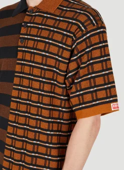 Contrast Panel Polo Shirt