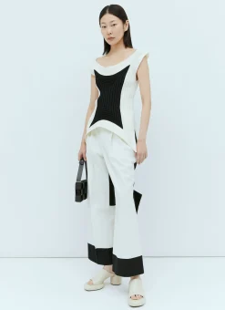 Contrast Pants