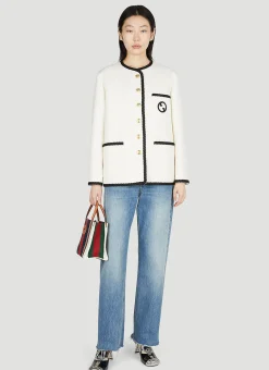 Contrast Trim Jacket