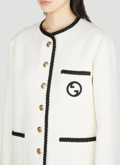 Contrast Trim Jacket