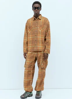 Corduroy Printed Cargo Pants