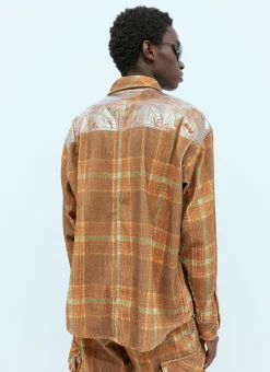 Corduroy Printed Overshirt