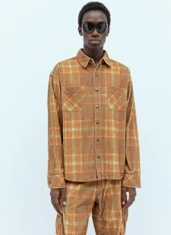 Corduroy Printed Overshirt
