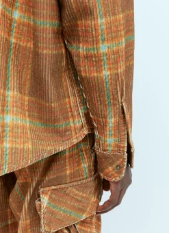 Corduroy Printed Overshirt