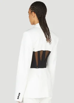 Corset Panel Blazer