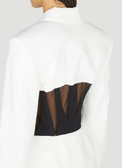 Corset Panel Blazer