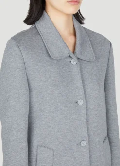 Cotton-Jersey Pea Coat