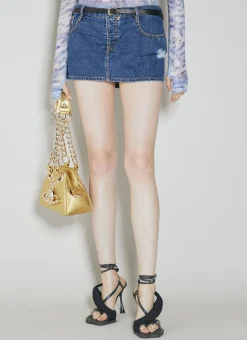 Crewe Foam Micro Mini Skirt