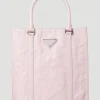 Crinkled Leather Tote Bag