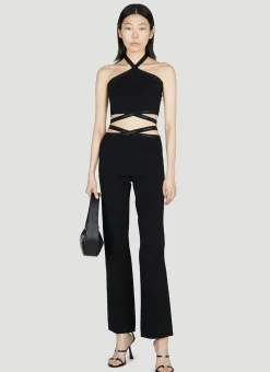 Criss Cross Logo Pants