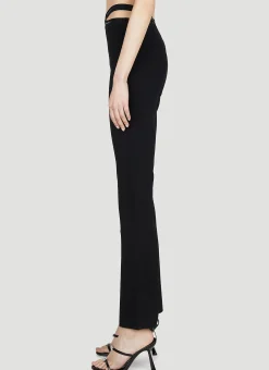 Criss Cross Logo Pants