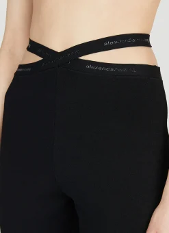 Criss Cross Logo Pants