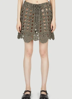 Crochet Mini Skirt